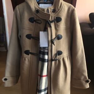 Burberry Wool Coat For Kids